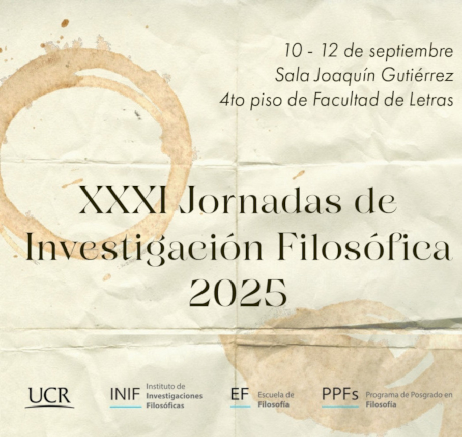XXXI Jornadas de Investigación Filosófica